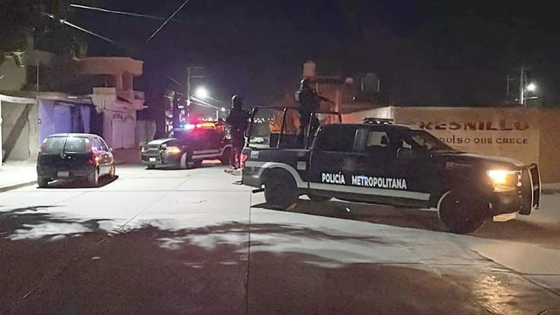 Elementos de la Policía Estatal en operativo